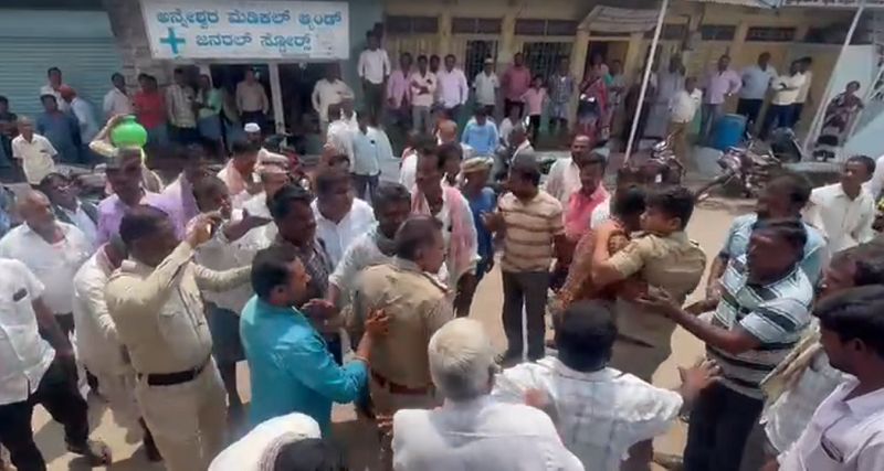 Farmers protest turned violent at gadag gvd