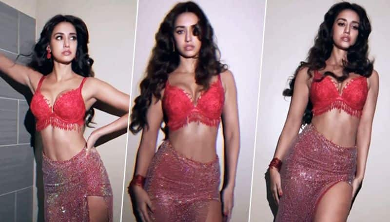 Disha Patani HOT Photos: Actress elevates hotness in SEXY red bra and sequined skirt - SEE PICTURES vma