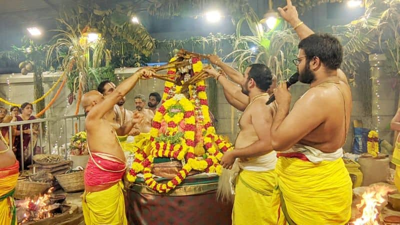 sri padmavathi thayar temple kumbabishekam march 17