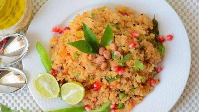 How to make Barley Vegetable Upma In Tamil 