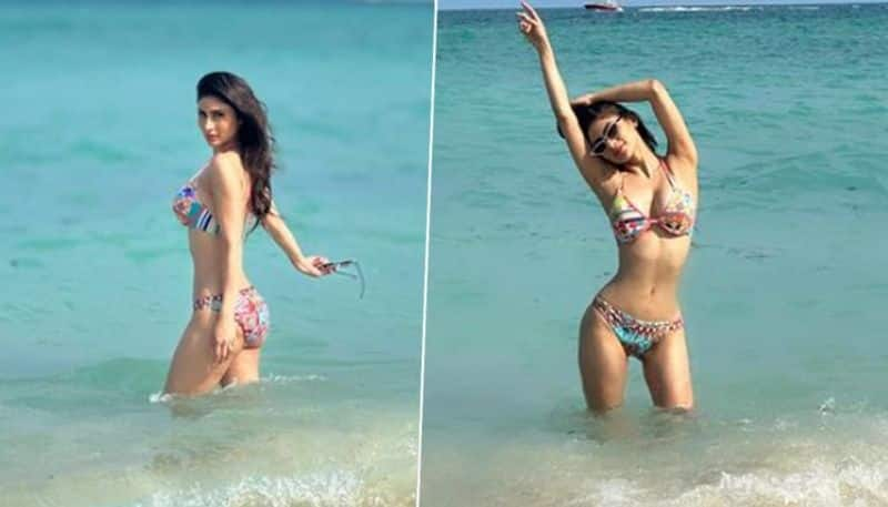 Mouni Roy HOT Photos: Actress elevates hotness quotient in vibrant multi-colored bikini vma