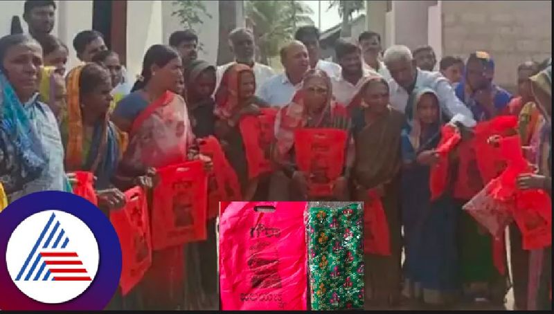 Halappa Achar shared a saree in the name of jalayajna at yalaburga rav