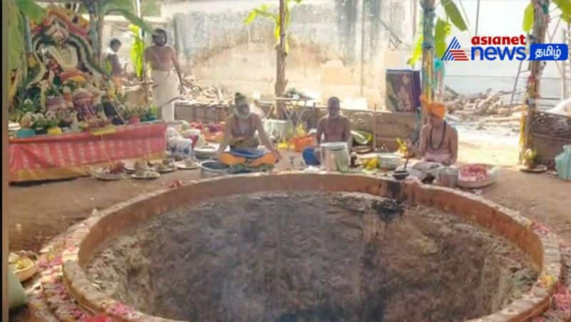 Maha Chandi Yagam held near Musiri for the welfare of the people! 