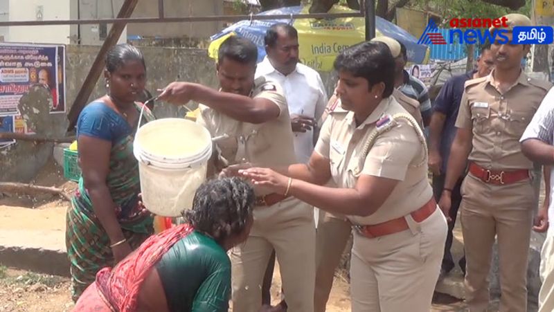 woman try to commit suicide in tiruppur district collector office