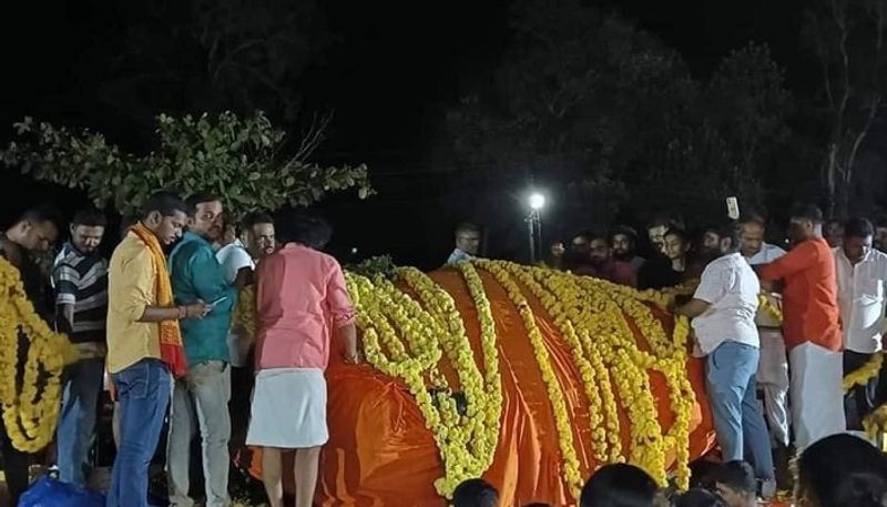 Karkala Krishna Stone Sent to Ayodhya Ram Lalla Idol Carving grg