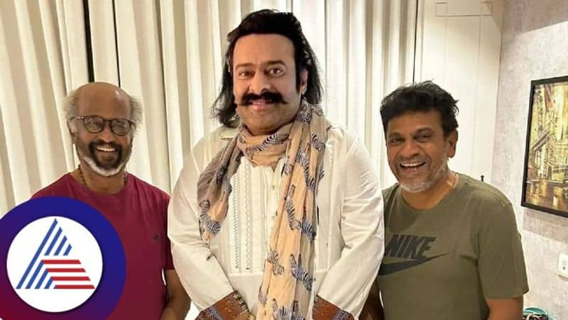 Prabhas latest photo with Rajinikanth and Shivarajkumar leaves fans furious vcs 