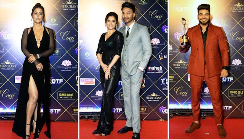 Iconic Gold Awards: Hina Khan, Ankita Lokhande, Shiv Thakare ramp up style game vma