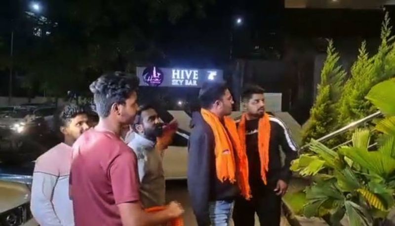 bajarand dal activists barges into hotel, stops ladies night out party, says its against indian culture