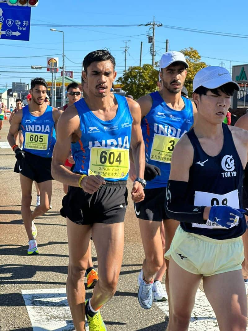 Akshdeep Singh Wins gold mens and Priyanka Goswami wins Bronze womens 20 KM at Asian Race Walking Championships, Nomi, Japan