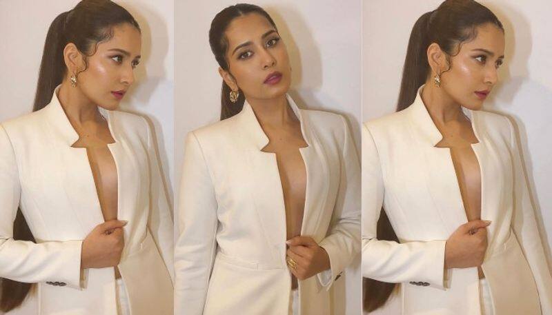 Raashi Khanna bold photoshoot in white suit is going viral