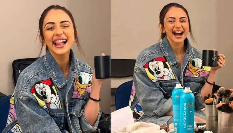 Rakul Preet Singh latest Photos from her work place