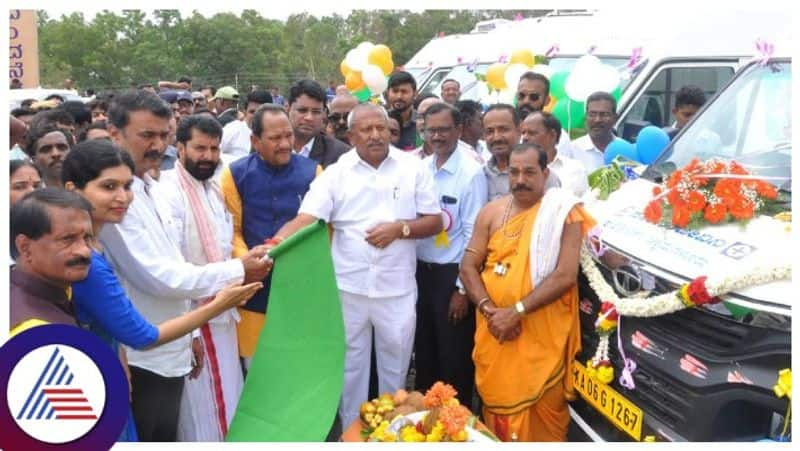 64 Ambulances Dedicated in Chikkamagaluru for Cattle Protection gow