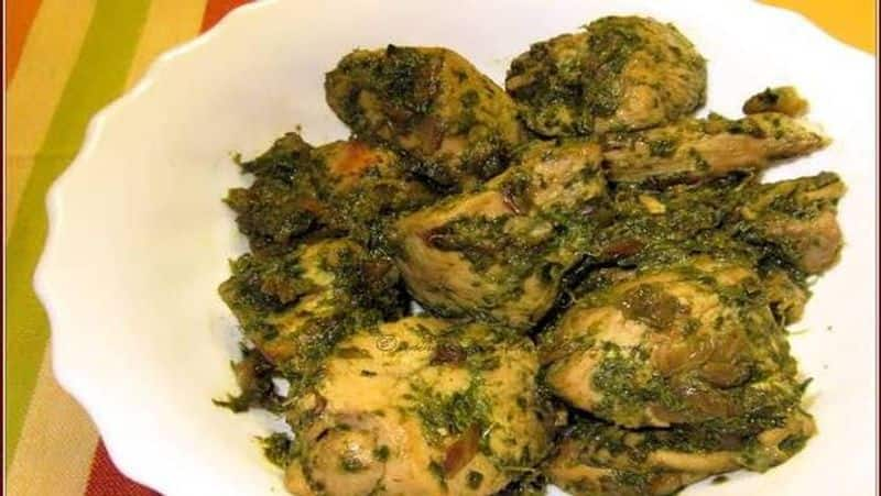 Delicious Coriander Chicken Recipe in Tamil