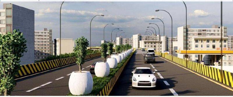 It has been announced in the Tamil Nadu budget that a 4 lane flyover will be constructed from Thenampet to Saidapet