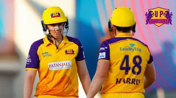 WPL 2023 UP Warriorz beat Gujarat Giants by 3 wickets qualify for playoffs RCB Knockouts kvn WPL 2023 UP Warriorz beat Gujarat Giants by 3 wickets qualify for playoffs RCB Knockouts kvn