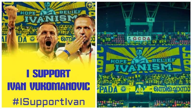 Kerala Blasters fans supports coach ivan vukomanovic through social media saa