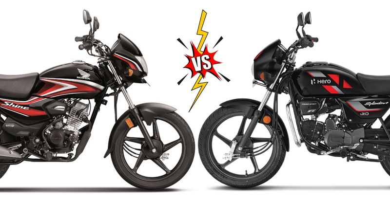 Price and specs comparison of Honda Shine 100 And Hero Splendor Plus prn