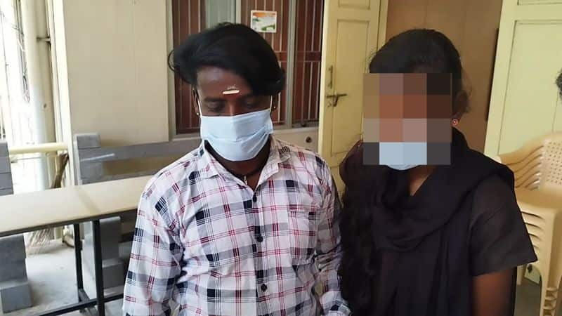 12th standard student file child abuse case against step father in salem district