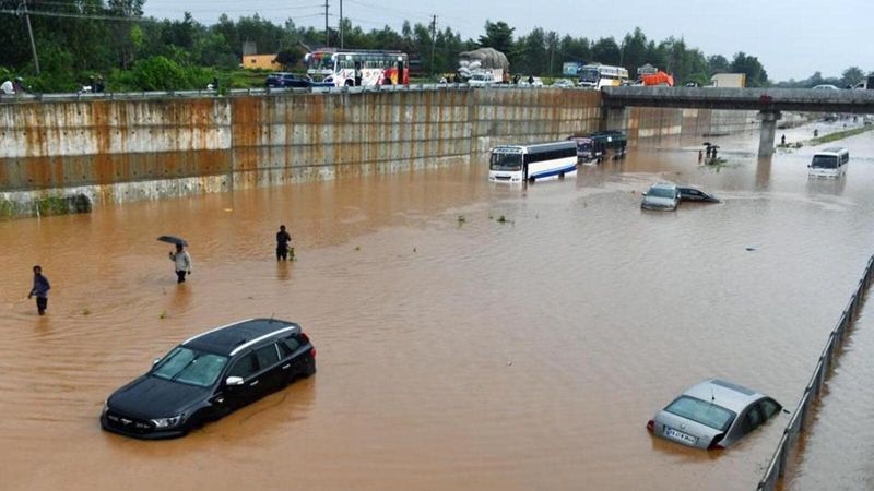 Govt issue statement about the reasons of Bengaluru-Mysuru highway flood prn