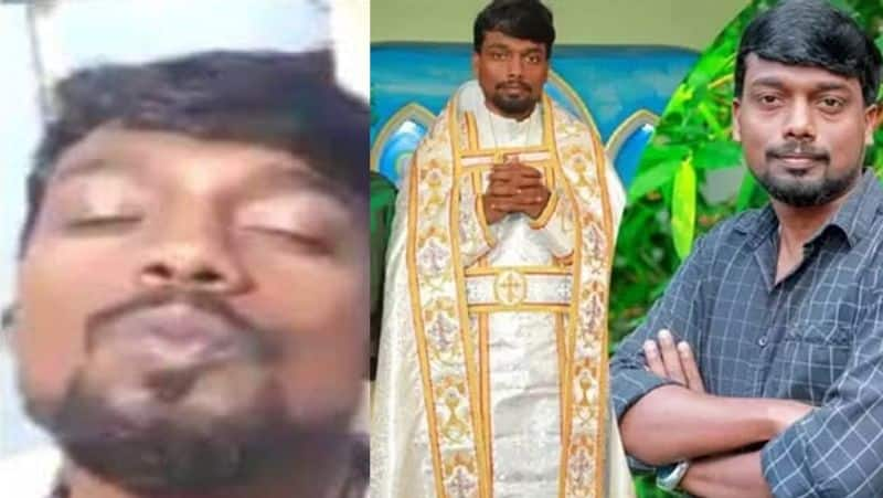 Special Police arrested a church priest Benedict Anto.. viral photo