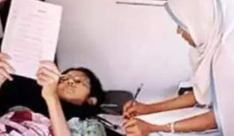 Bandra girl writes her Class 10 board exam paper in ambulance