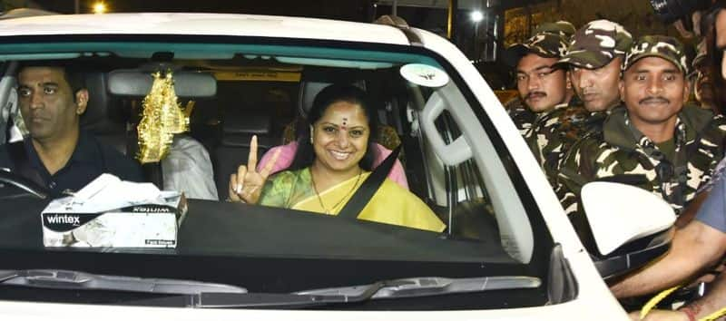 BRS  MLC  Kalvakuntla  Kavitha  Leaves  From  New Delhi  To Hyderabad lns