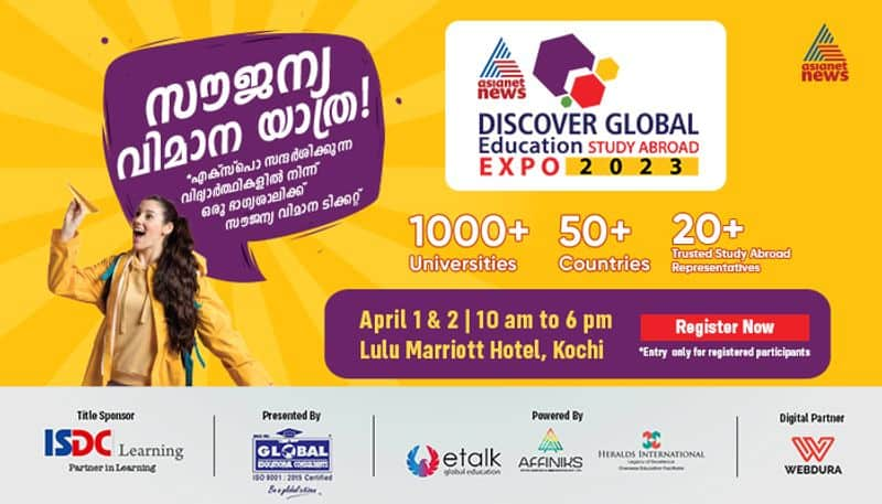 Asianet News Discover Global Education Study Abroad Expo 2023