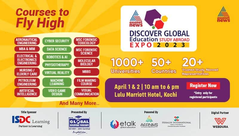 Asianet News Discover Global Education Study Abroad Expo 2023