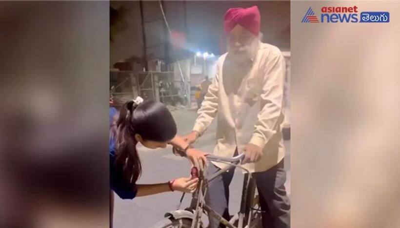  సైకిల్ కి సేఫ్టీ లైట్... మహిళ వినూత్న ప్రయత్నం..!