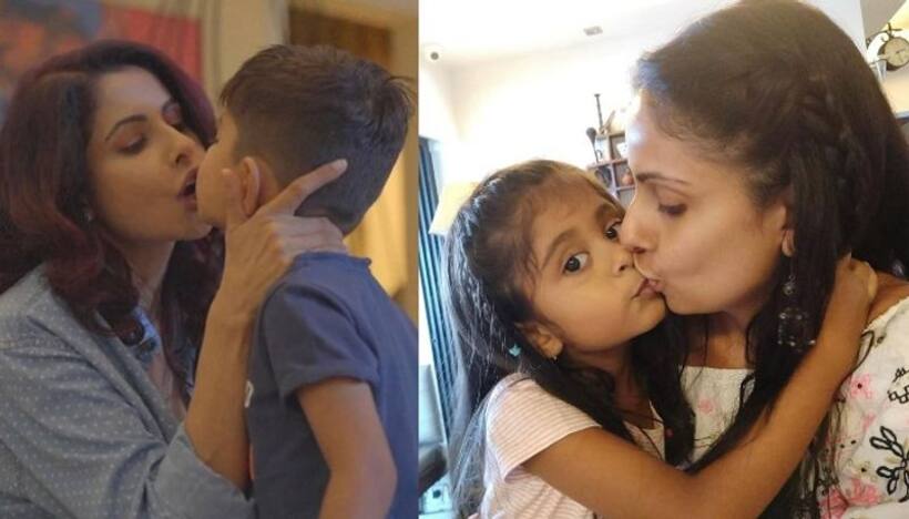 పిల్లలకు లిప్ కిస్...  బాలీవుడ్ నటిపై దారుణంగా.. ట్రోల్ చేస్తున్న నెటిజన్లు