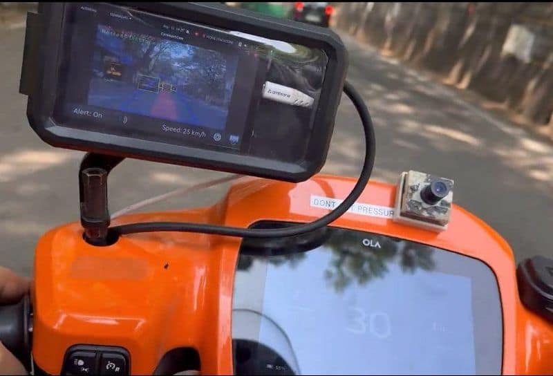 Ola may be testing ADAS on the S1 Pro e-scooter prn