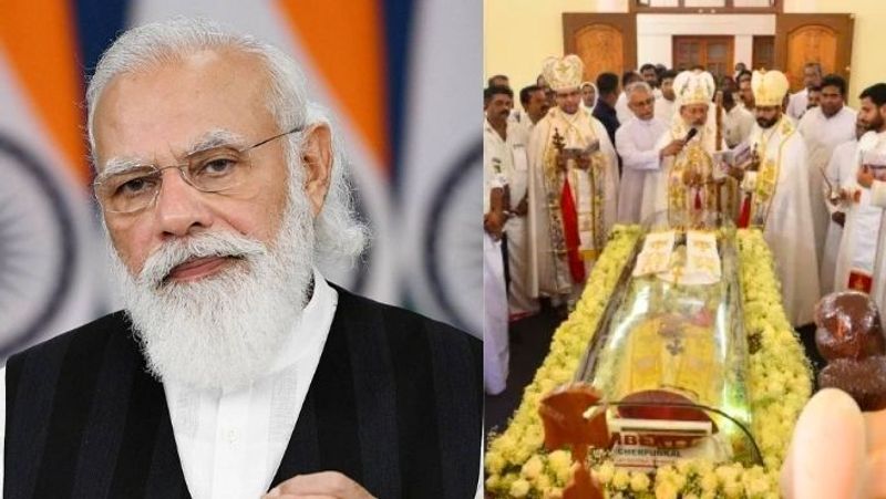 prime minister modi condoles the death of archbishop mar joseph powath ash