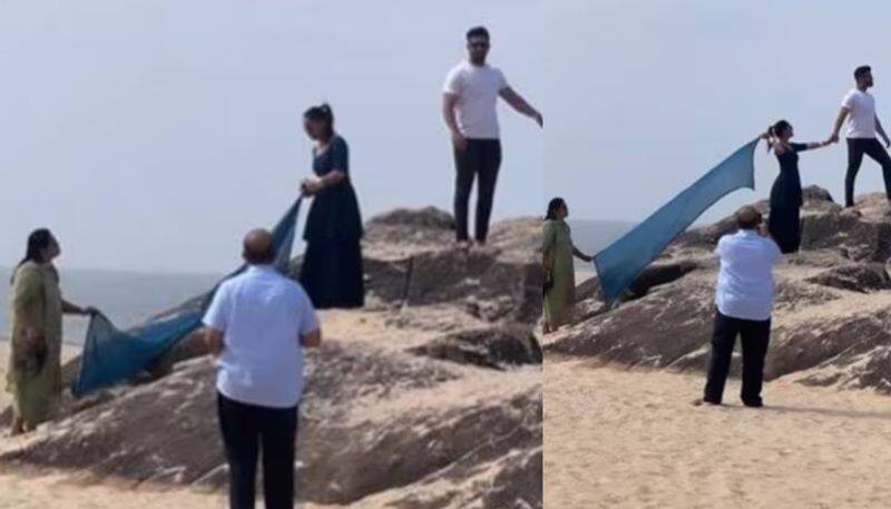 Viral Video shows Couple Assists Daughter-In-Law to Get her Perfect Click with son - bsb