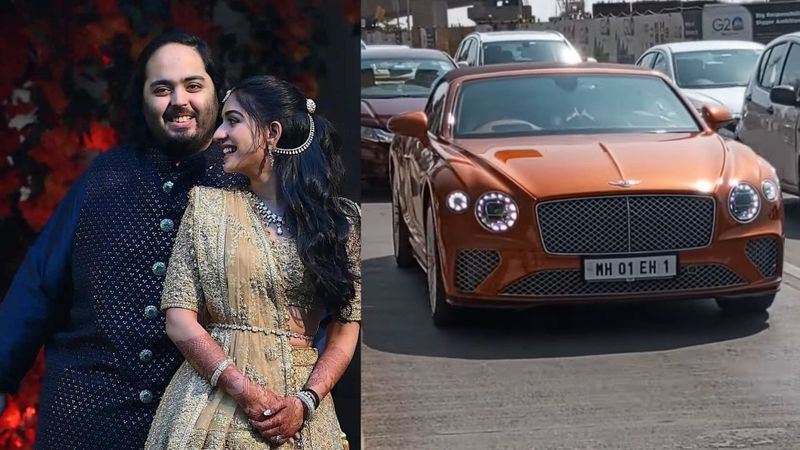 Mukesh Ambani Gifts Anant Ambani A  Bentley Continental GTC Speed After Engagement prn