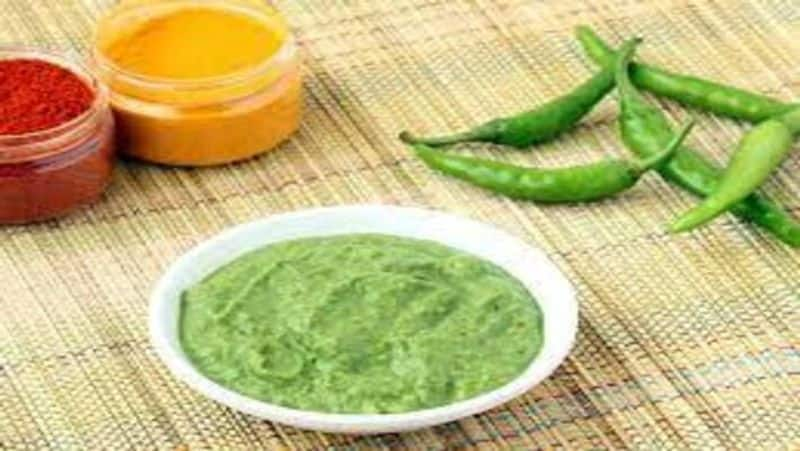 How to make Chettinad Spicy Green Chili Chutney 