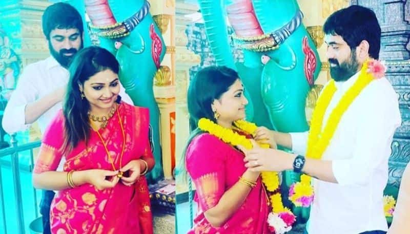 Actress  Priyanka Nalkari Secretly Married her boyfriend in Temple at malaysia NSK