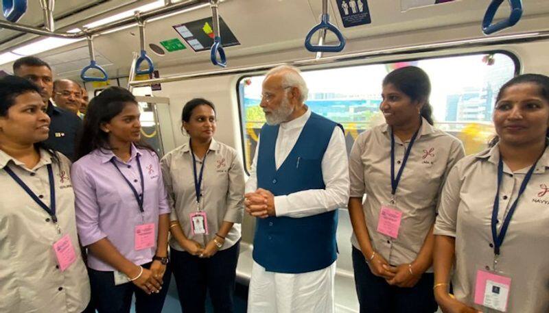 pm modi inaugurates whitefield to kr puram line of bengaluru metro suh