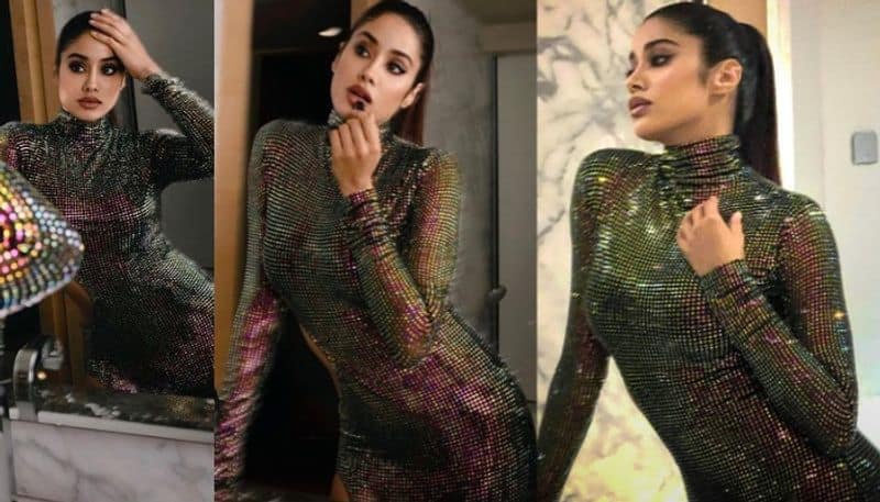 Actress Janhvi Kapoor Stuninng Poses in tightfit NSK