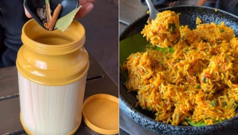 social media page shares video of illusion biryani hyp 