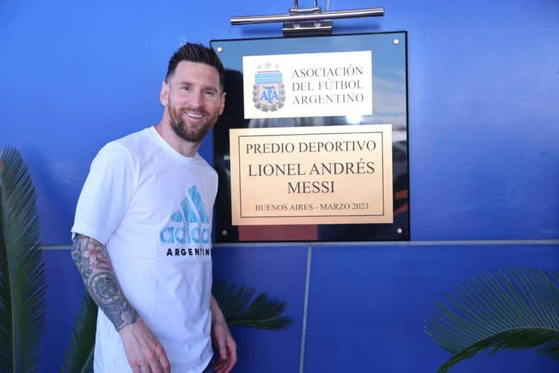 football Historic day - Lionel Messi gets Argentina training facility named after him-ayh