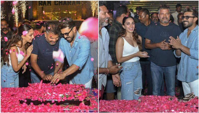 Kiara Advani celebrates Ram Charan birthday on RC15 set with team sgk