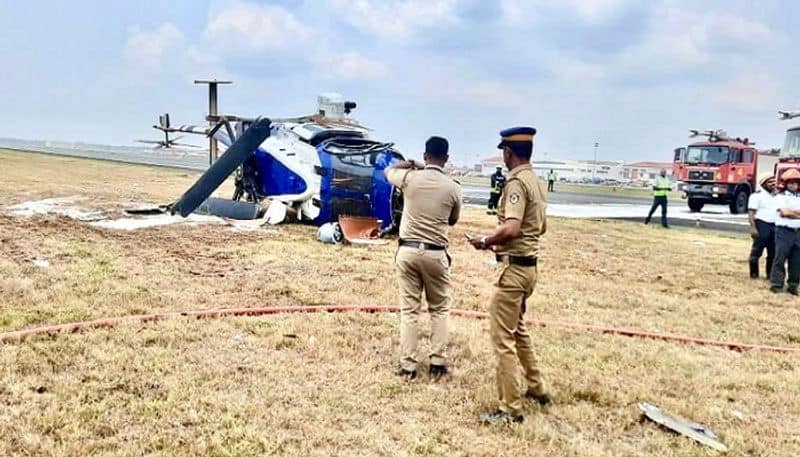 Indian Coast Guard helicopter crashes soon after takeoff, affected CIAL airport operations AJR