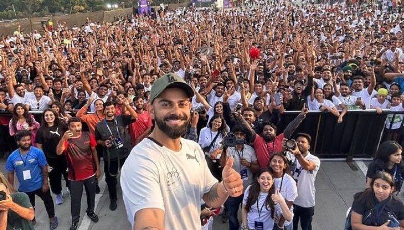 Virat Kohli inaugurates Bengaluru 18k Marathon and wishes in Kannada kvn