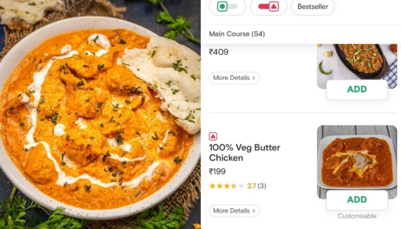 troll against restaurant which named butter chicken as veg butter chicken hyp