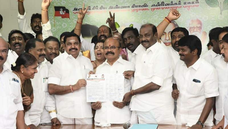 Edappadi Palaniswami called a meeting of AIADMK district secretaries to discuss preparations for the parliamentary elections