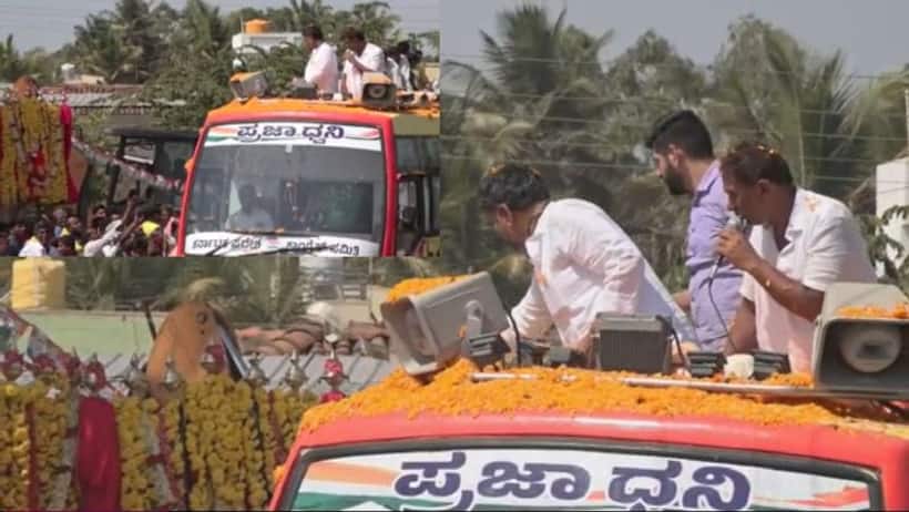 Karnataka Election 2023: Congress chief DK Shivakumar booked for throwing Rs 500 notes at rally