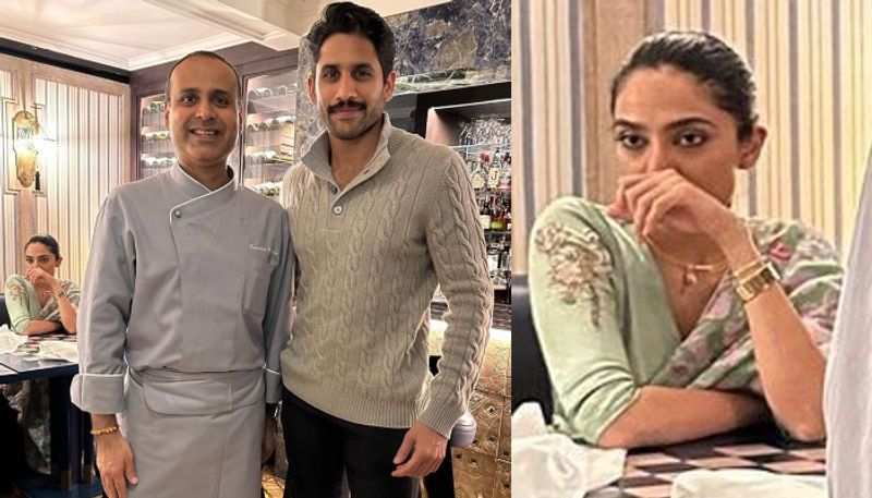 Naga Chaitanya and Sobhita Dhulipala viral dinner date photo  deleted from chef instagram account sgk