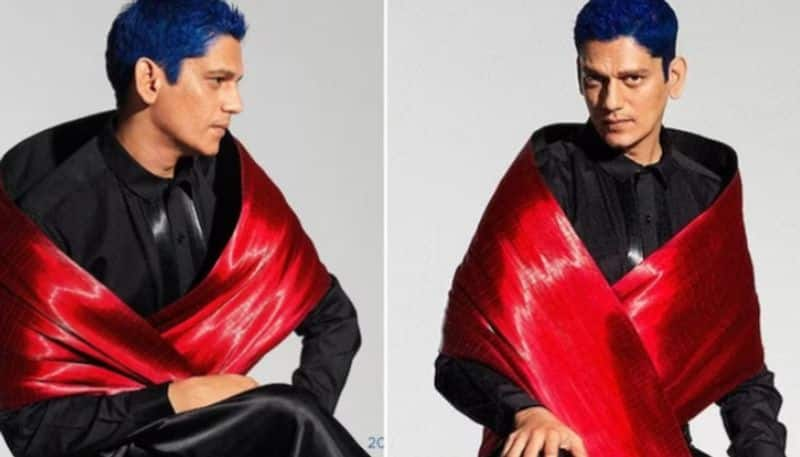 Vijay Varma slaying in saree for a photoshoot azn 