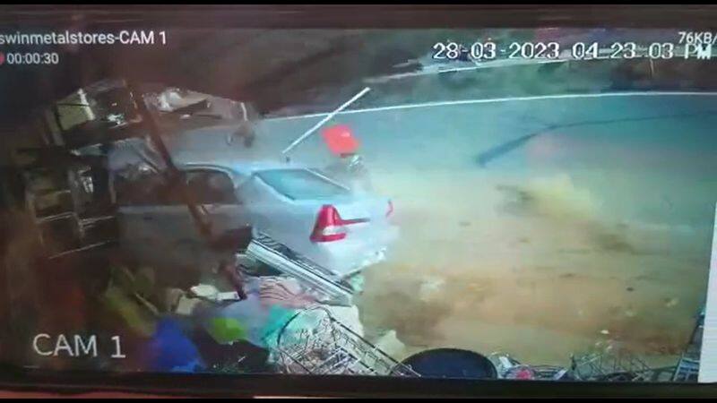 coimbatore car accident video goes viral in online