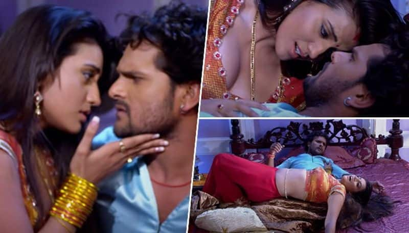 Akshara Singh SEXY video: Bhojpuri actress, Khesari Lal's BOLD bedroom song 'Aag Lage Na Raja' goes viral-WATCH RBA